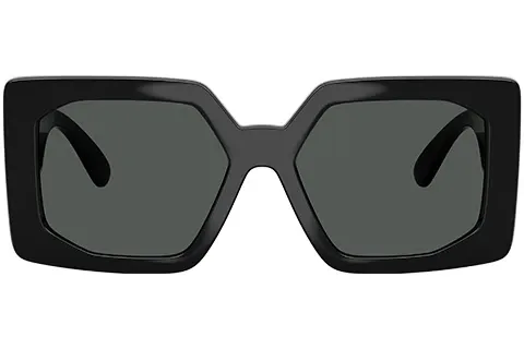 Versace Kobieta Versace VE4478U GB1/87 Okulary przeciwsłoneczne Wstrzyknięte Czarny Szary Kwadratowy Normalna - Thumbnail 2