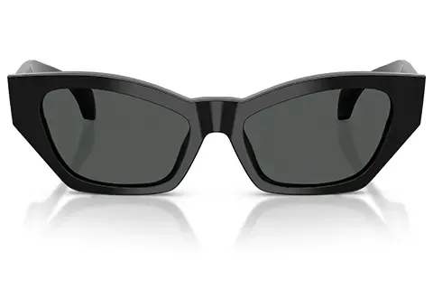 Versace Kobieta Versace VE4488U GB1/87 Okulary przeciwsłoneczne Acetat Czarny Szary Cat Eye Normalna - Thumbnail 2