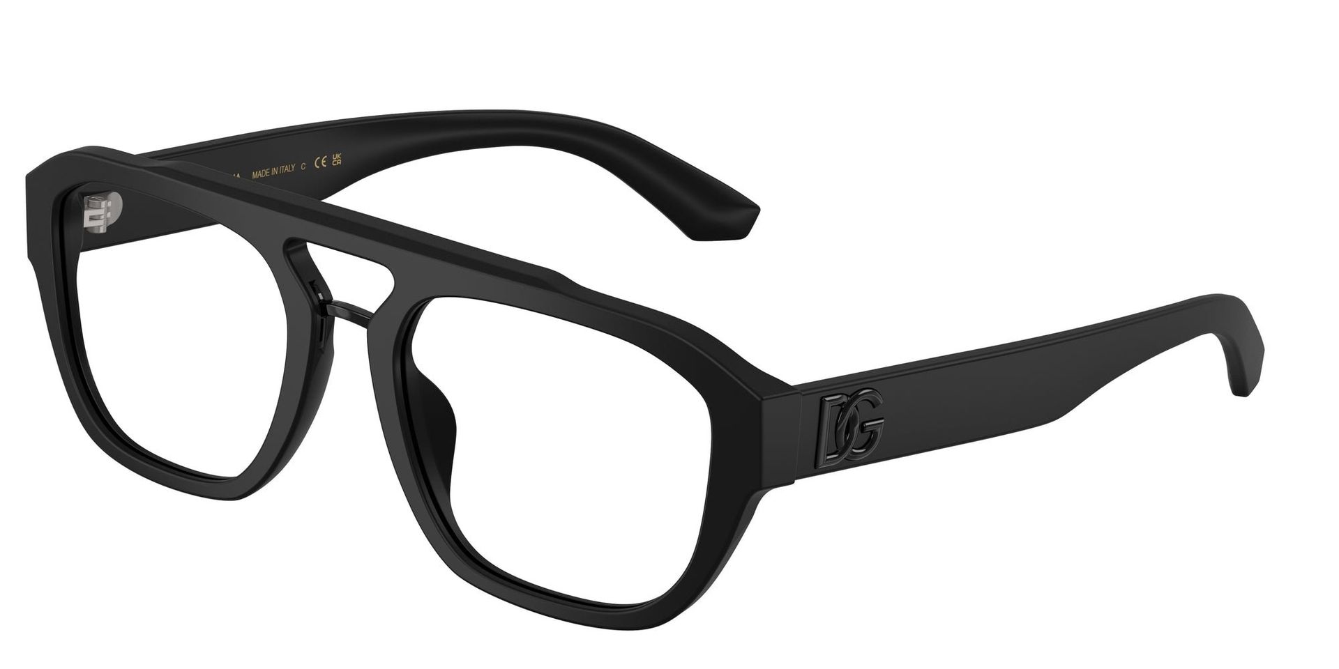 Dolce & Gabbana Mężczyzna Dolce & Gabbana DG3415 2525 Oprawki optyczne Acetat Czarny Pilot Normalna - Image 1
