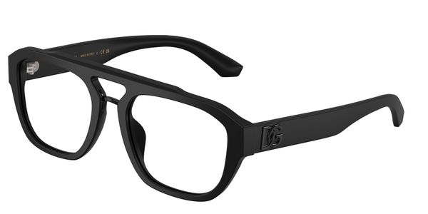 Dolce & Gabbana Mężczyzna Dolce & Gabbana DG3415 2525 Oprawki optyczne Acetat Czarny Pilot Normalna