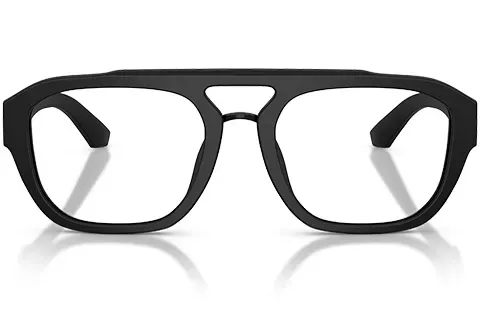Dolce & Gabbana Mężczyzna Dolce & Gabbana DG3415 2525 Oprawki optyczne Acetat Czarny Pilot Normalna - Thumbnail 2
