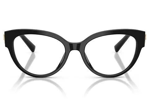 Dolce & Gabbana Kobieta Dolce & Gabbana DG3440 501 Oprawki optyczne Acetat Czarny Przezroczysty Cat Eye Normalna