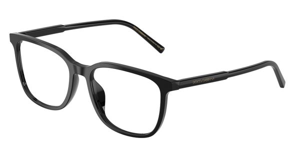 Dolce & Gabbana Mężczyzna Dolce & Gabbana DG3445 501 Oprawki optyczne Acetat Czarny Przezroczysty Kwadratowy Normalna - Thumbnail 2