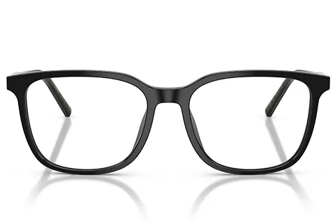 Dolce & Gabbana Mężczyzna Dolce & Gabbana DG3445 501 Oprawki optyczne Acetat Czarny Przezroczysty Kwadratowy Normalna