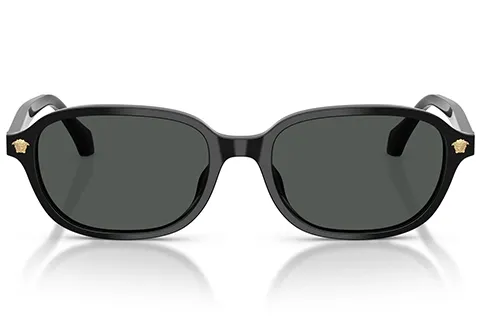 Versace Kobieta Versace VE4514D GB1/87 Okulary przeciwsłoneczne Acetat Czarny Szary Pillow Normalna - Thumbnail 2