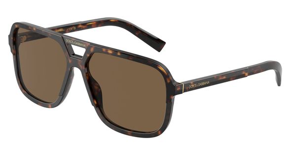 Dolce & Gabbana Mężczyzna Dolce & Gabbana DG4354 502/73 Okulary przeciwsłoneczne Acetat Żółw Brązowy Kwadratowy Normalna Zacieniony