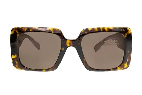 Versace Kobieta Versace VE4405 108/73 Okulary przeciwsłoneczne Acetat Żółw Brązowy Kwadratowy Normalna - Thumbnail 2