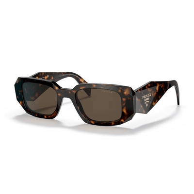 Prada Kobieta Prada PR 17WS 2AU8C1 Okulary przeciwsłoneczne Acetat Żółw Brązowy Kwadratowy Normalna - Thumbnail 2
