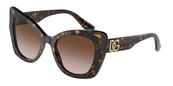 Dolce & Gabbana Kobieta Dolce & Gabbana DG4405 502/13 Okulary przeciwsłoneczne Acetat Żółw Brązowy Motyl Normalna Zacieniony