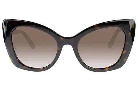 Dolce & Gabbana Kobieta Dolce & Gabbana DG4405 502/13 Okulary przeciwsłoneczne Acetat Żółw Brązowy Motyl Normalna Zacieniony - Thumbnail 3