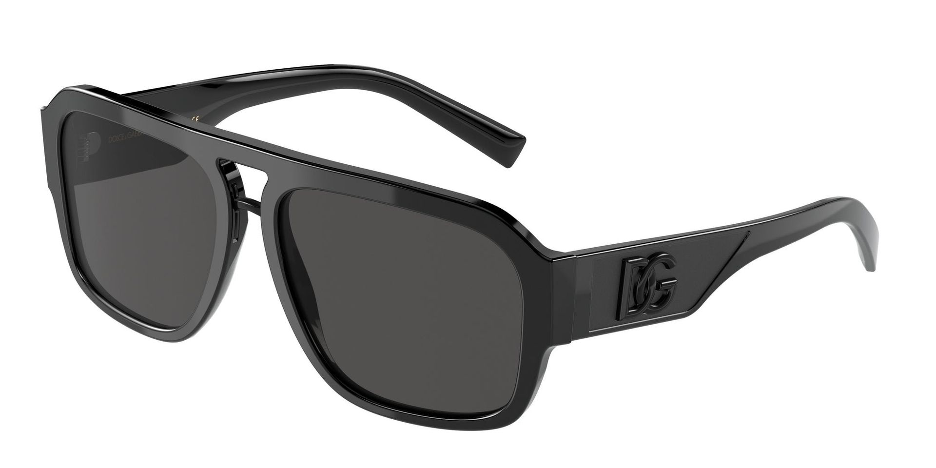 Dolce & Gabbana Mężczyzna Dolce & Gabbana DG4403 501/87 Okulary przeciwsłoneczne Acetat Czarny Szary Pilot Normalna - Image 1