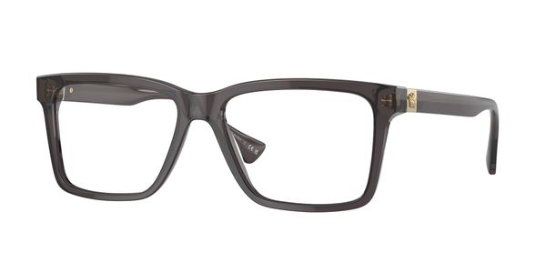 Versace Mężczyzna Versace VE3328 5389 Oprawki optyczne Acetat Szary Kwadratowy Normalna