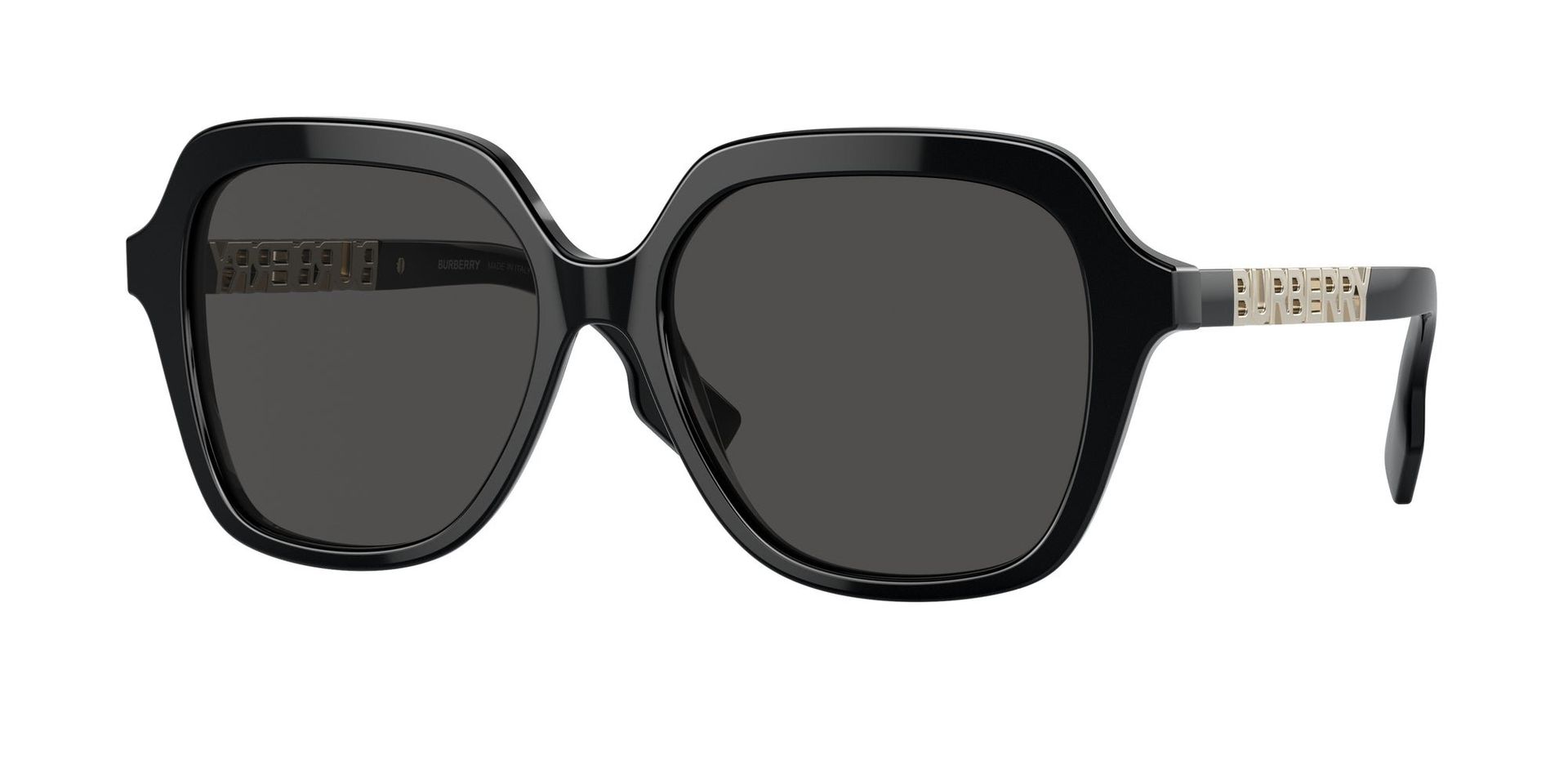 Burberry BE4389 JONI 300187 Woman Sunglasses Acetate Black Grey Squared Normal - Image 1