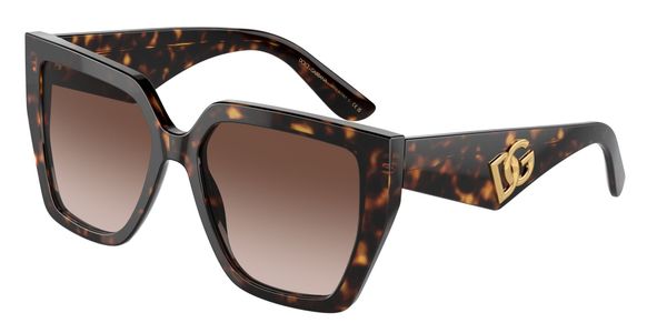 Dolce & Gabbana Kobieta Dolce & Gabbana DG4438 502/13 Okulary przeciwsłoneczne Acetat Żółw Brązowy Kwadratowy Normalna Zacieniony