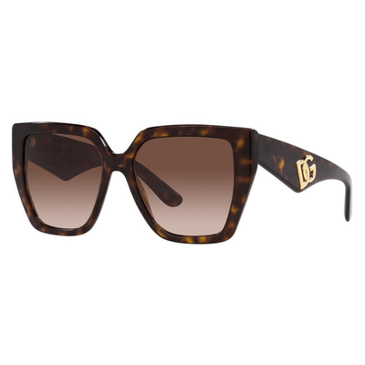 Dolce & Gabbana Kobieta Dolce & Gabbana DG4438 502/13 Okulary przeciwsłoneczne Acetat Żółw Brązowy Kwadratowy Normalna Zacieniony - Thumbnail 2