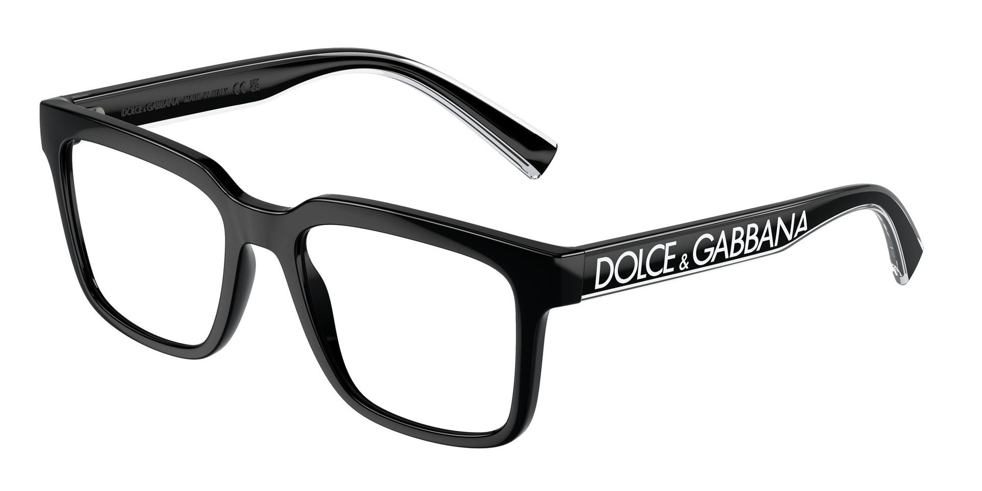 Dolce & Gabbana Mężczyzna Dolce & Gabbana DG5101 501 Oprawki optyczne Nylon Czarny Kwadratowy Normalna - Image 1