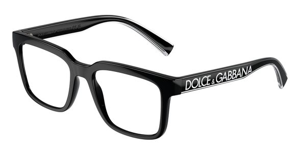 Dolce & Gabbana Mężczyzna Dolce & Gabbana DG5101 501 Oprawki optyczne Nylon Czarny Kwadratowy Normalna