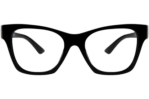 Versace Kobieta Versace VE3341U GB1 Oprawki optyczne Acetat Czarny Geometryczny Normalna - Thumbnail 2