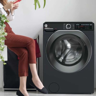 Hoover H-Wash 500 11kg Washing Machine, 1400rpm, Graphite, Smart Wi-Fi, A-Rated