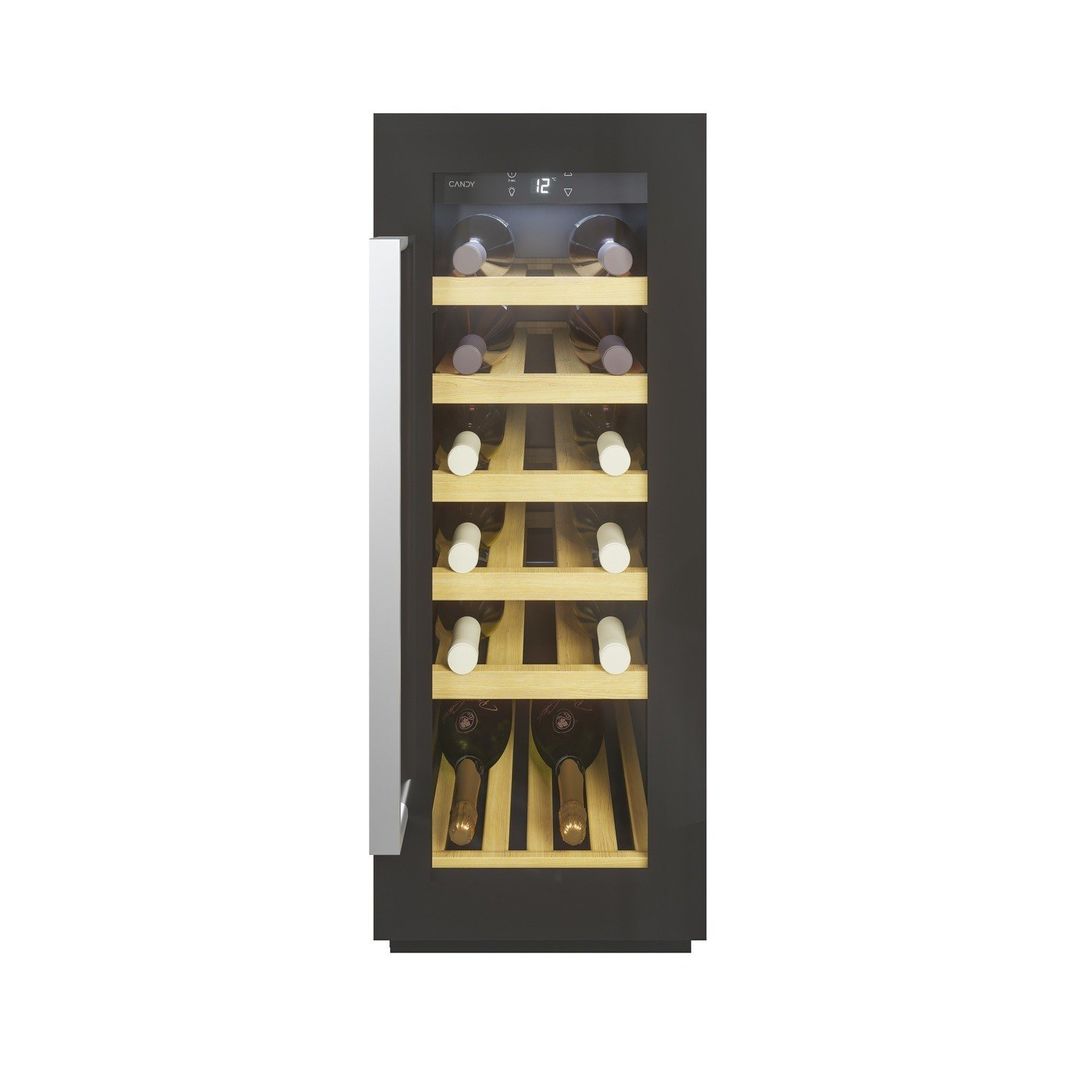 CANDY CCVB 30 UK/1 Built-in Wine Cooler - Black, Black - Image 1