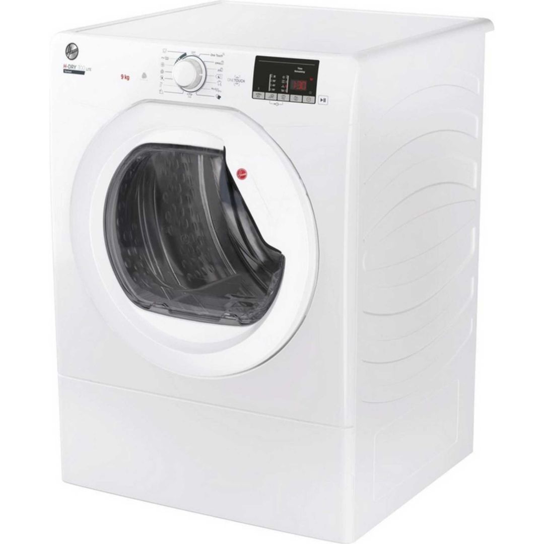 Hoover HLE V9DG-80 9kg Vented Tumble Dryer - WHITE - Image 1