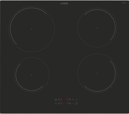 CANDY CI642C/E1 59 cm Electric Induction Hob - Black, Black