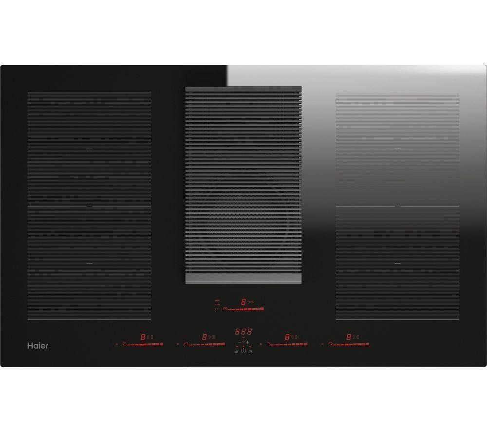 HAIER HAIH8IFMCF 83 cm Vented Electric Induction Hob - Black, Black - Image 1
