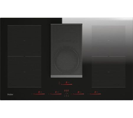 HAIER HAIH8IFMCF 83 cm Vented Electric Induction Hob - Black, Black