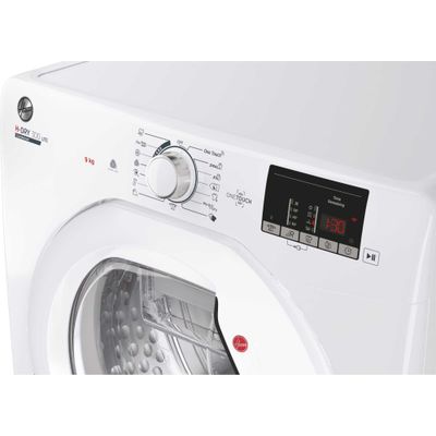 Hoover HLE C9DE-80 9kg Condenser Dryer - WHITE