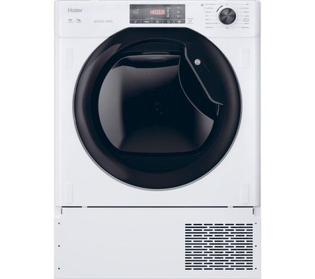 Haier Integrated Heat Pump Tumble Dryer - 7kg, White, Energy Efficient, HDBIH7A2TBEX-80