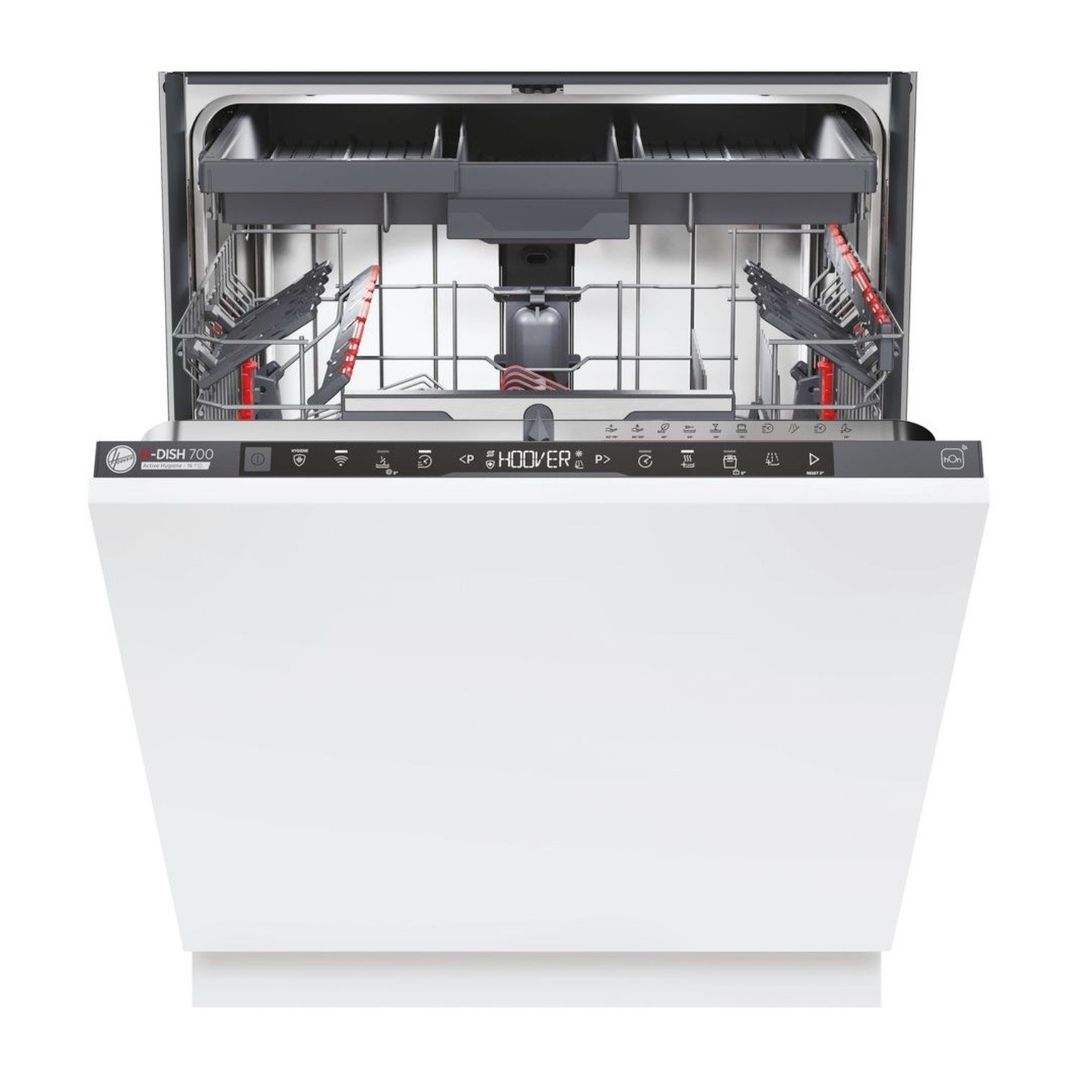 HOOVER HI 6B2S3PSTA-80 Full Size Fully Integrated WiFi-enabled Dishwasher, White - Image 1