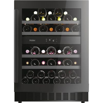 HAIER HAKWBD 60UK Integrated Wine Cooler - Black, Black