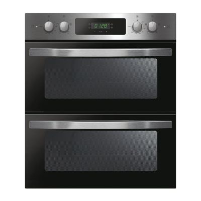 CANDY FCI7D405X Electric Built-under Double Oven - Black & Stainless Steel, Stainless Steel
