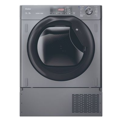 HAIER Series 4 HDB4 H7A2TBERX80 Integrated 7 kg Heat Pump Tumble Dryer, Black