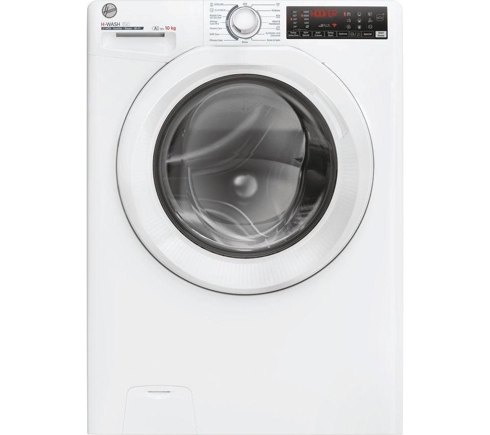 Hoover H3WPS4106TM6 10kg Washing Machine 1400rpm - WHITE - Image 1