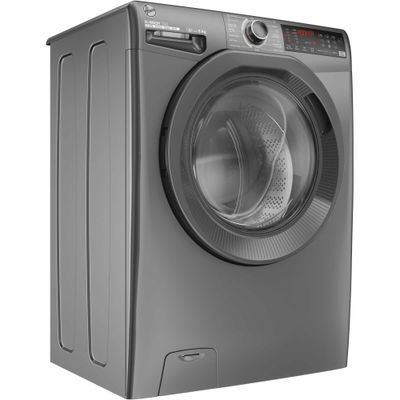 Hoover H-Wash 350 8kg Washing Machine, 1400rpm, Graphite, Smart Wi-Fi, A-Rated