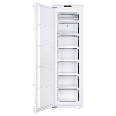 HOOVER HOUS518EWK Integrated Tall Freezer - Sliding Hinge, White