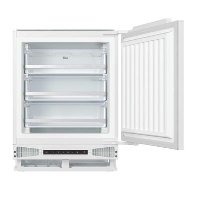 HOOVER HUSE68EWKP Integrated Undercounter Freezer - Fixed Hinge, White