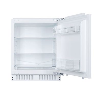 CANDY CMLS68EWK Integrated Undercounter Fridge - Fixed Hinge, White