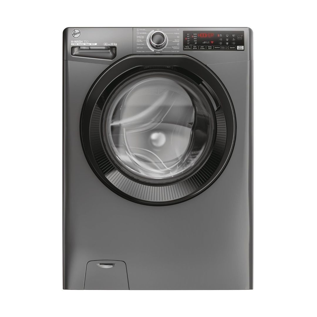 Hoover H3WPS4106TAMBR80 H-Wash 350 10kg 1400rpm Washing Machine - Graphite - Image 1