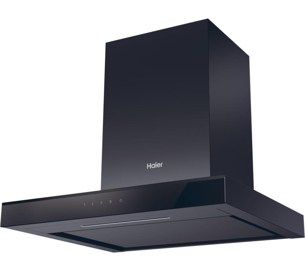 HAIER I-Clean Series 4 HATS6CBS4B Chimney Cooker Hood - Black, Black - Image 1