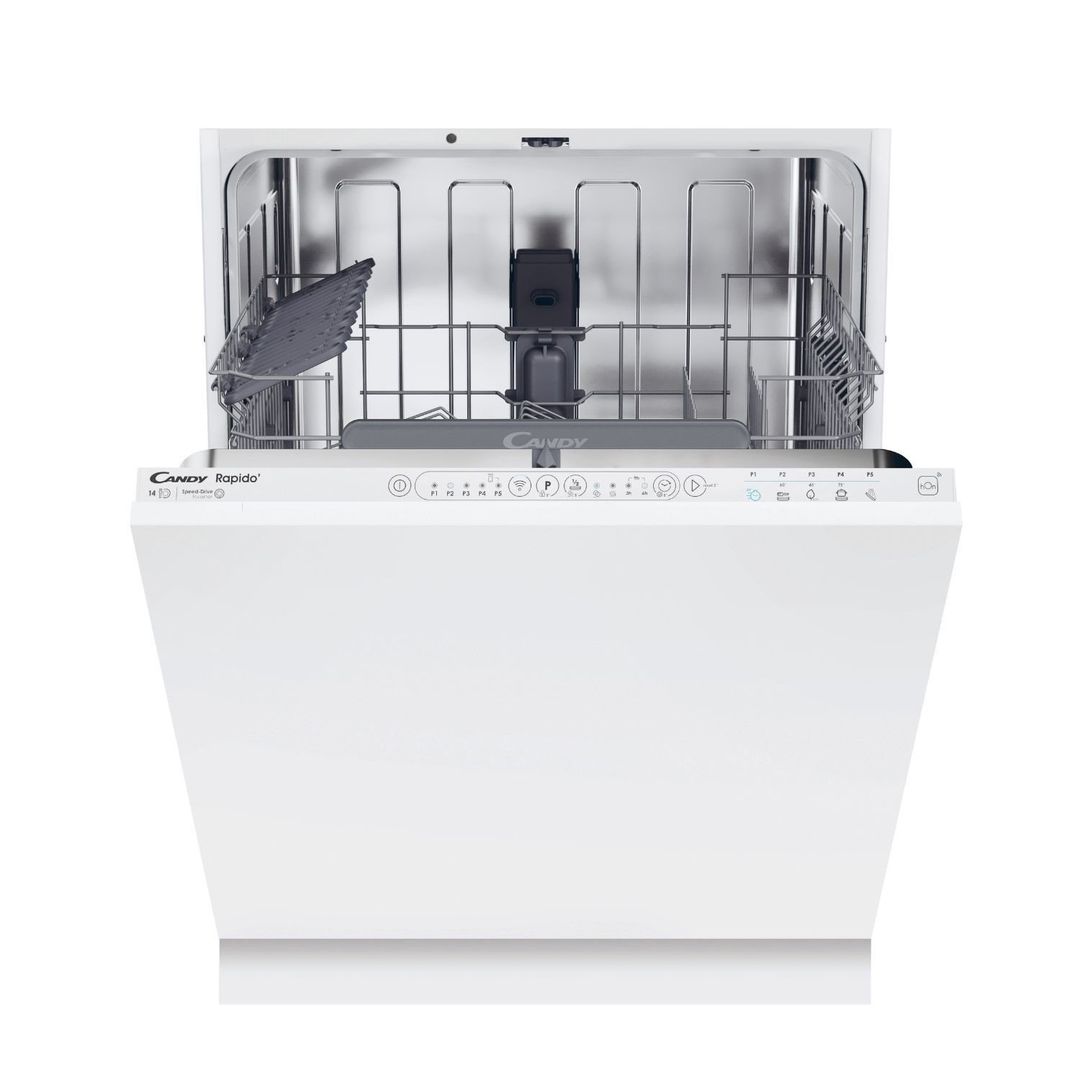 CANDY CI 4C7L0W-80 Full-size Fully Integrated Dishwasher, White - Image 1