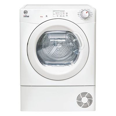 Hoover HLE H8A1LE-80 8kg H-DRY300 Heat Pump Condenser Dryer - WHITE