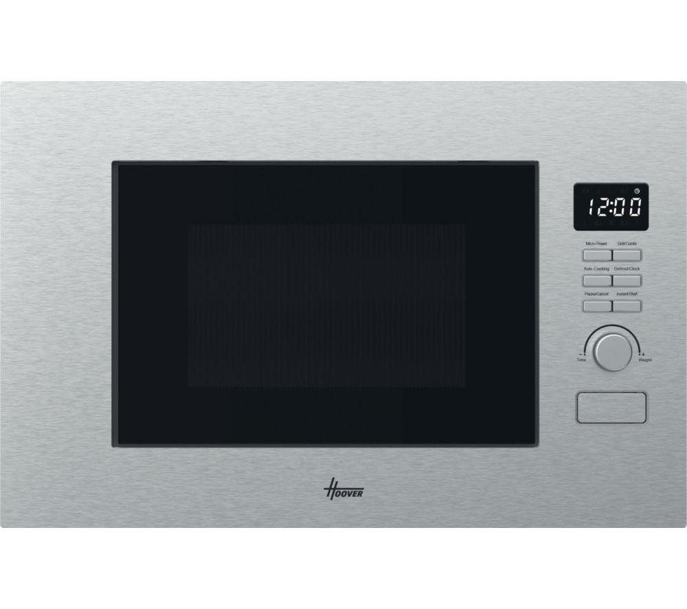 HOOVER Collection 3 HO38FL7NWBXUK Built-in Compact Microwave with Grill - Stainless Steel, Stainless Steel - Image 1