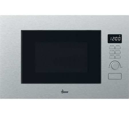 HOOVER Collection 3 HO38FL7NWBXUK Built-in Compact Microwave with Grill - Stainless Steel, Stainless Steel