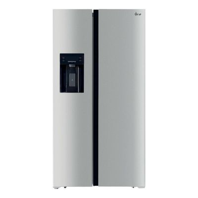HOOVER H-FRIDGE 700 Maxi HOSS3T918EIXK American-Style Fridge Freezer - Silver, Silver/Grey