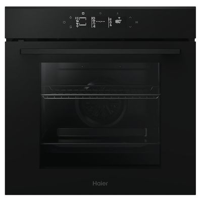 Haier H6 ID25G3HTB2 Pyrolytic Multifunction Single Oven - BLACK