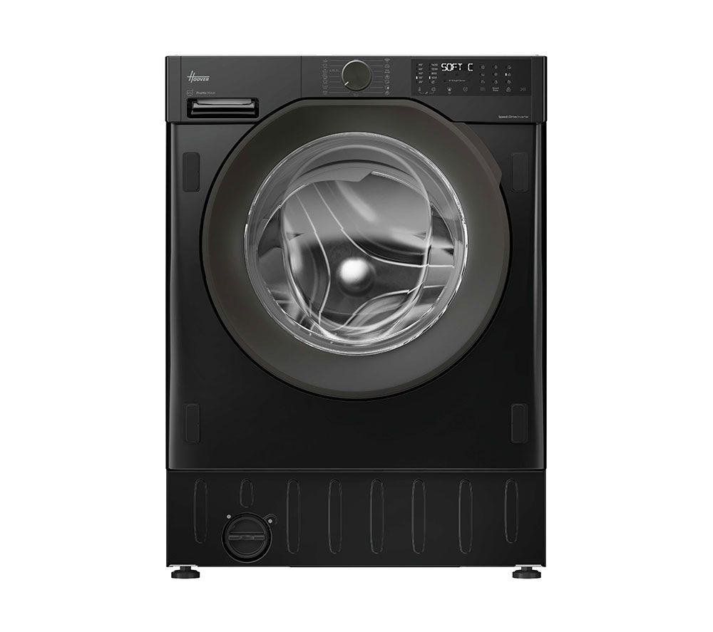 Hoover H-Wash 400 Pro 9kg 1600rpm Integrated Washing Machine - Black - Image 1