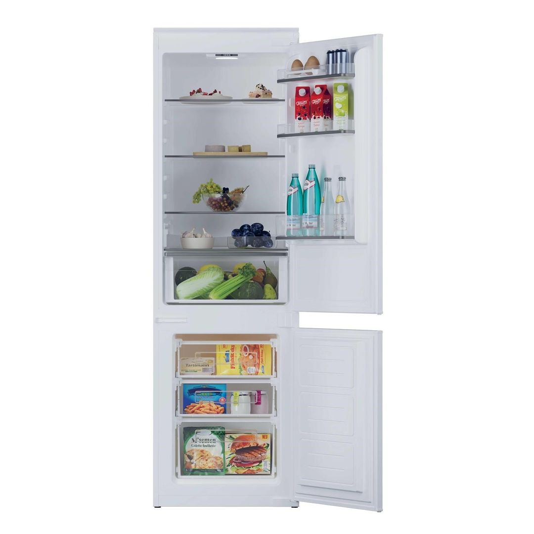 HOOVER HOBBML18EK Integrated 70/30 Fridge Freezer - Sliding Hinge, White - Image 1