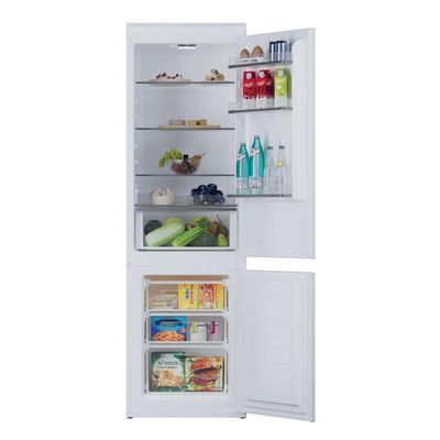 HOOVER HOBBML18EK Integrated 70/30 Fridge Freezer - Sliding Hinge, White